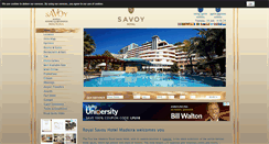 Desktop Screenshot of madeiraroyalsavoy.com